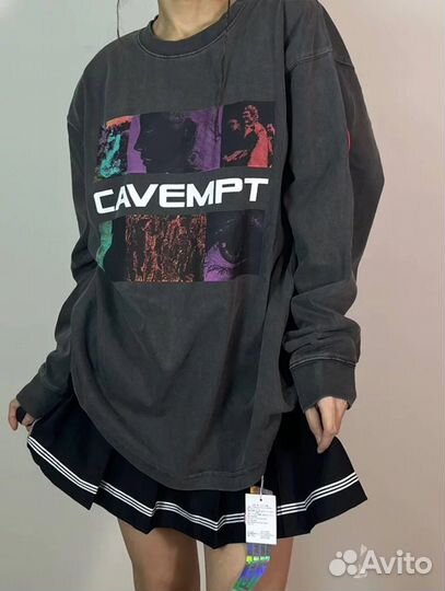 Лонгслив Cavempt женский серый