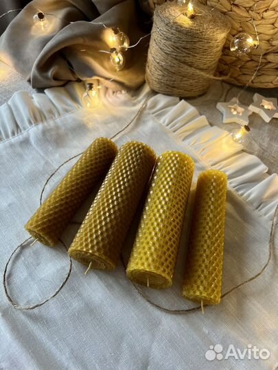 Свечи натуральные из вощины