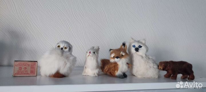 Меховые игрушки из натурального меха