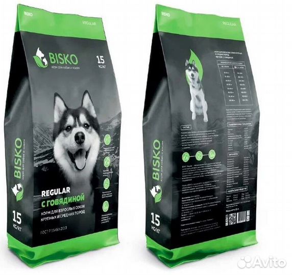 Bisko корм сухой для собак и кошек