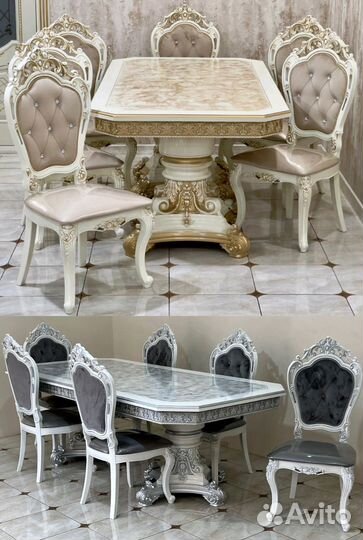 Стол обеденный и стулья