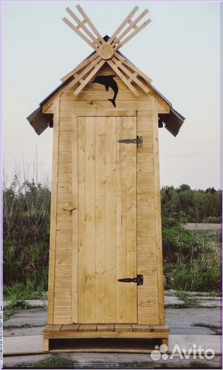 Уличный туалет прямоугольник SHI