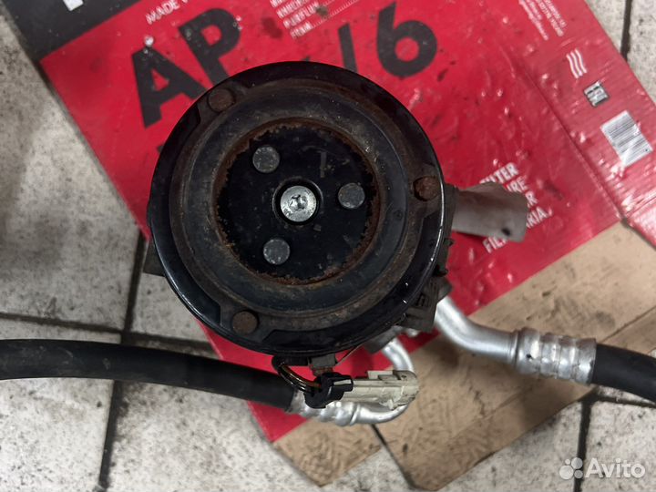 Компрессор кондиционера опель астра H аш