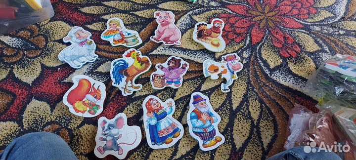 Развивающие карточки, пазлы