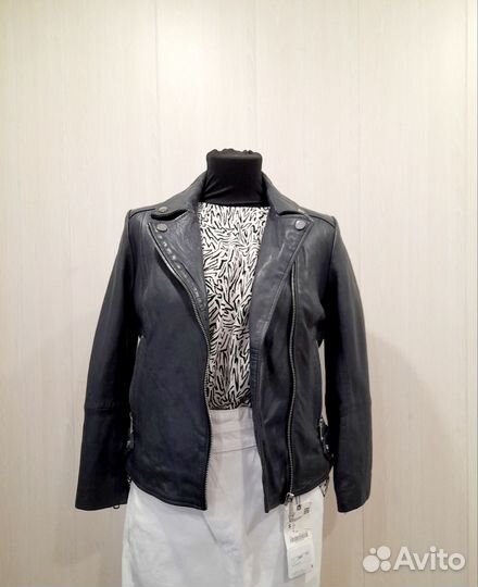 Куртка новая Снежная королева натуральная кожа