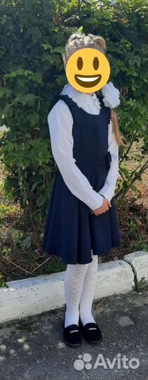 Сарафан, блузка и туфельки