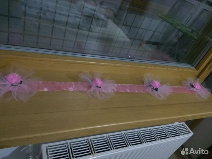 Ленты украшение на машины на свадьбу разные цвета