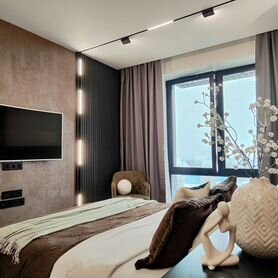 1-к. квартира, 34 м², 2 кровати