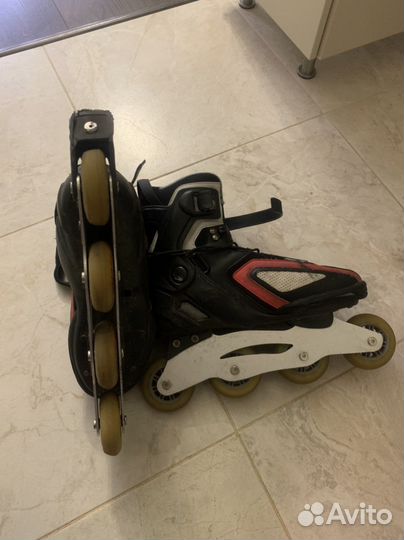 Ролики powerslide F1 46 разм, рюкзак и защита