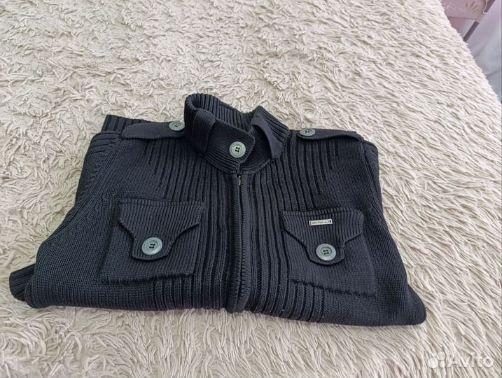 Кофта на молнии шерсть