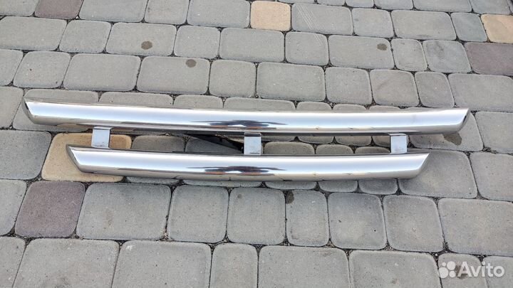 Защита заднего бампера touareg nf