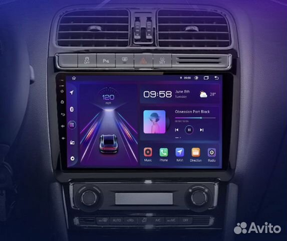 Магнитола Android на Volkswagen Polo