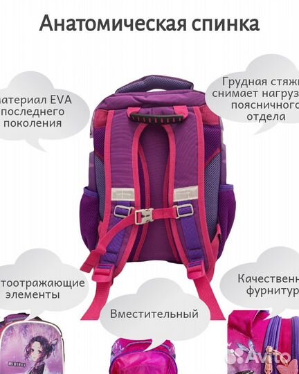 Рюкзак школьный ортопедический