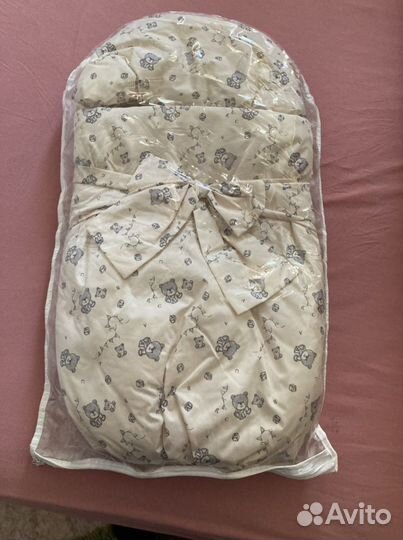 Зимний конверт на выписку для новорожденного