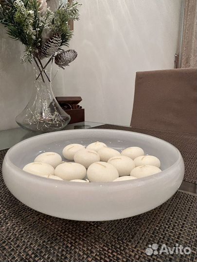 Блюдо с плавающими свечами Иkea