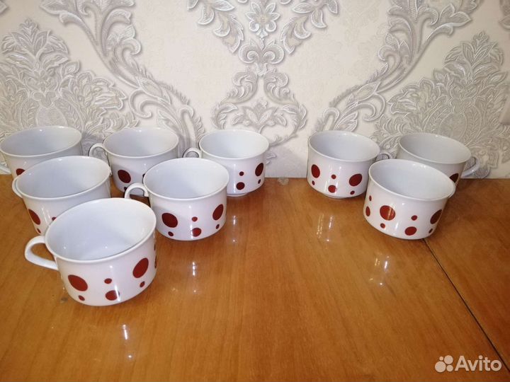 Чайный сервиз Дулёво, кружки керамические, новые