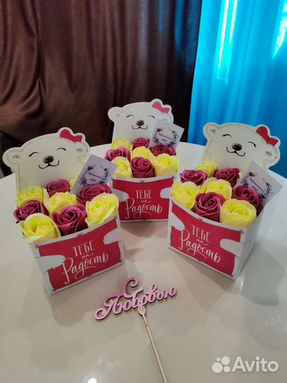 Букет из мыла