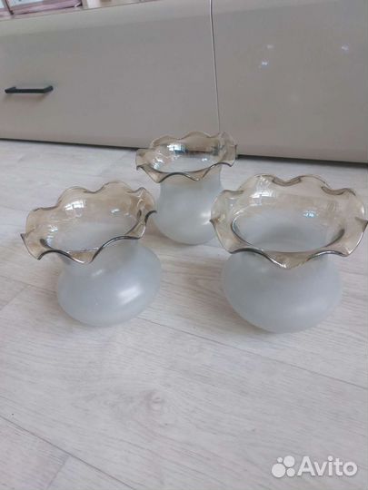 Плафоны для люстры 3 шт