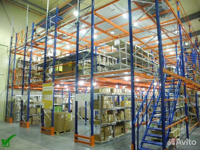 Мезонинные стеллажи