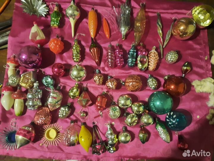 Игрушки елочные СССР