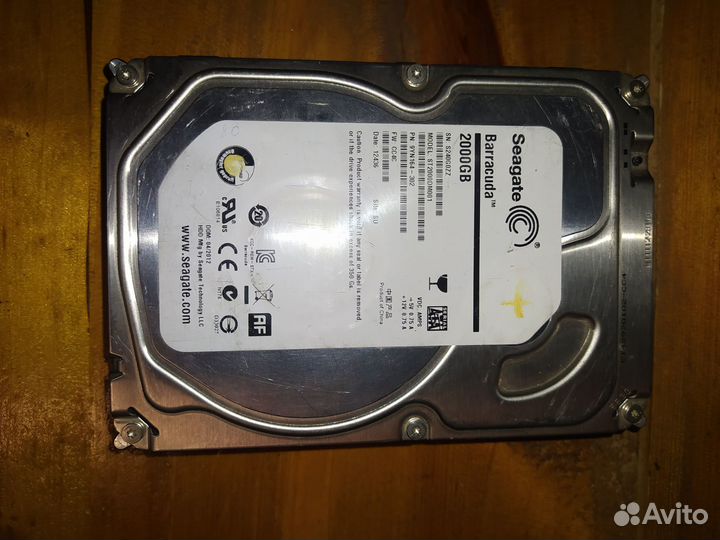 Жесткий диск 2 тб, 1 тб, 500 Гб