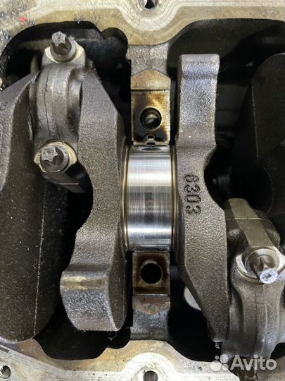 Б/У Низ двигателя шортблок: блок+поршня+шат#001