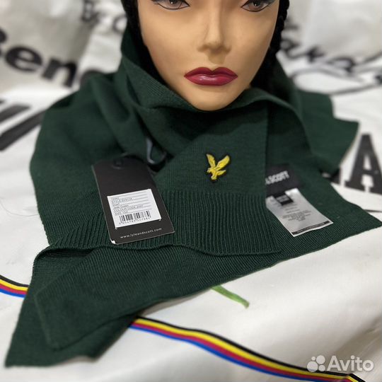 Шарф Lyle & Scott Scarf 19562 SV911A / Z597 Jade G