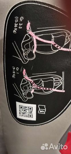 Автокресло chicco 9-36