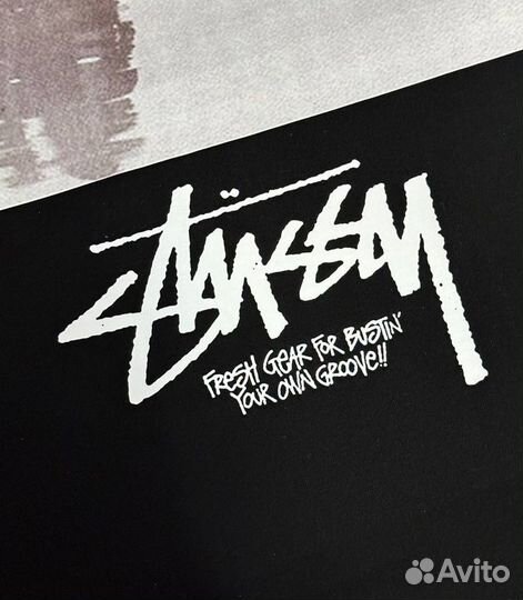 Футболка Stussy Low Tide Black Оригинал