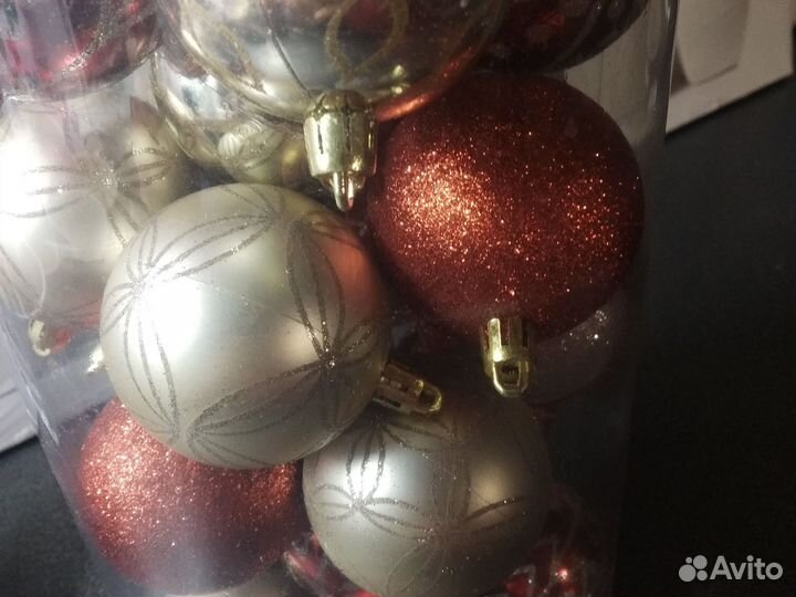 Новогодние шары набор 40шт