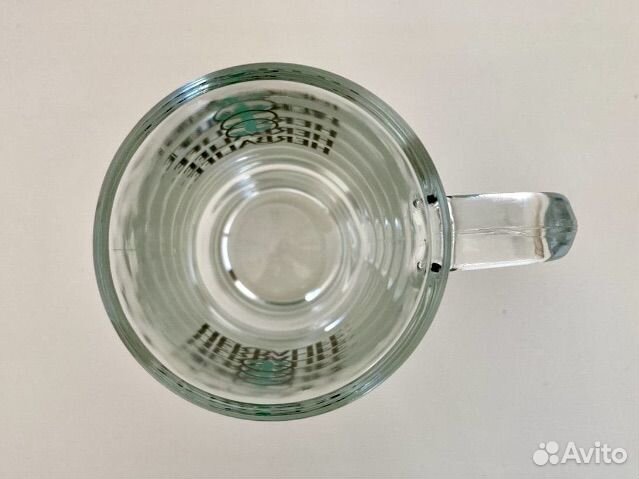 Стеклянная кружка новая