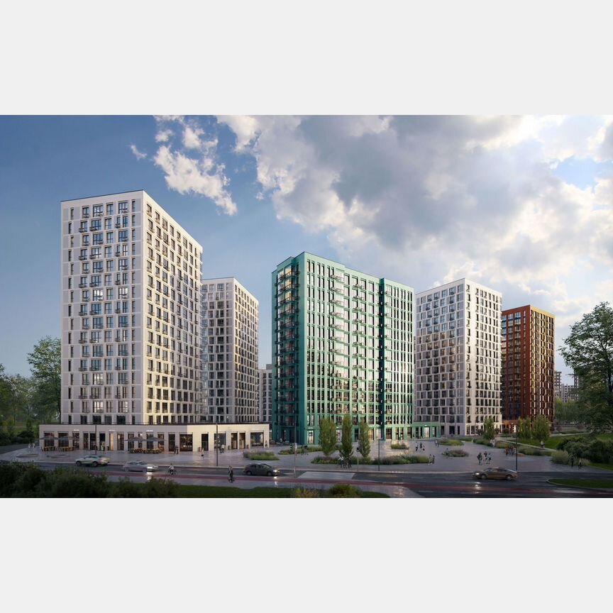 2-к. квартира, 49,7 м², 17/17 эт.