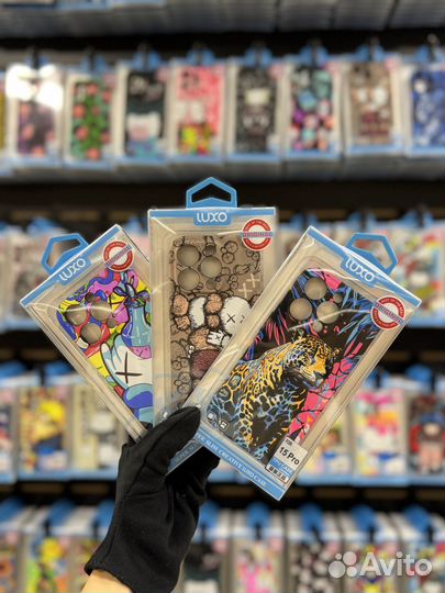 Чехол Luxo для iPhone 15 Pro - светится в темноте