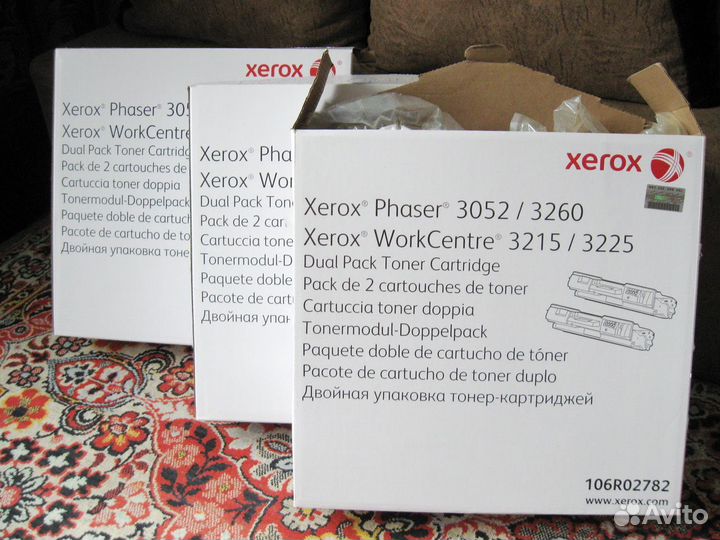 Продам картриджи оригинальные лазерные Xerox 106R0