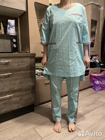 Новый медицинский костюм 48-50 размер хлопок
