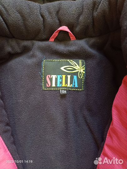 Парка для девочки теплая 134