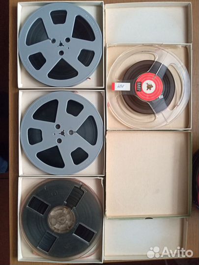 Пленка магнитофонная на бобинах 14 шт