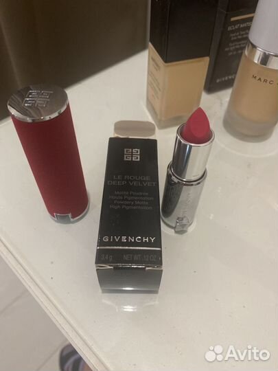 Помада givenchy, dior, блеск guerlain