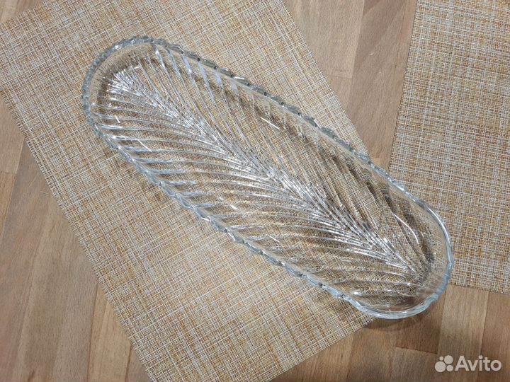 Блюдо сервировочное santa новое овальное большое