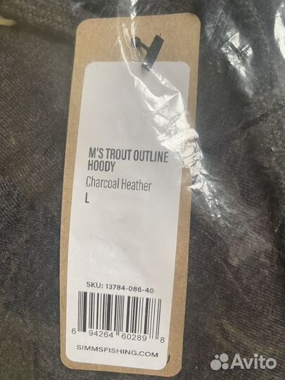 Толстовка Simms Trout Outline