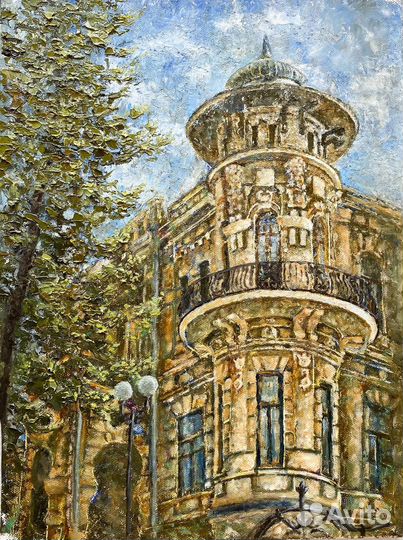 Картина маслом на холсте Дача купца Кундури