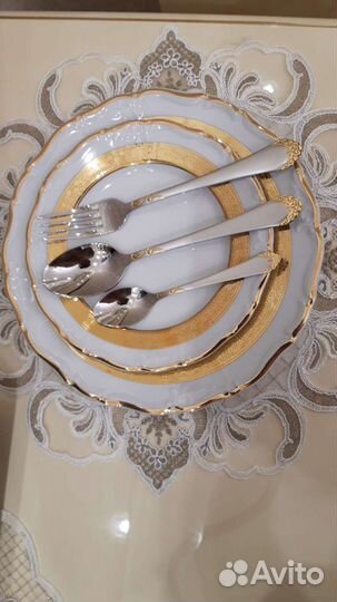 Набор столовых приборов новый