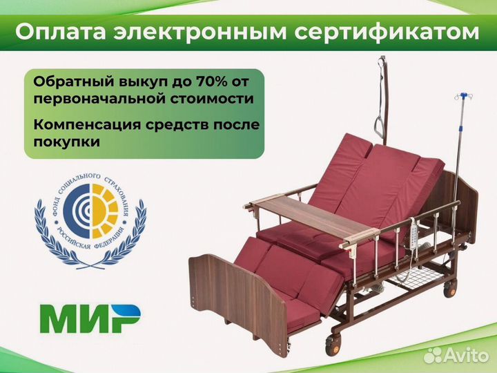 Функциональная кровать для инвалидов