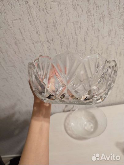 Хрустальные тарелки