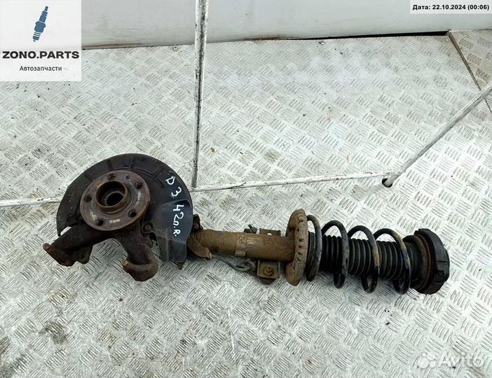 Стойка подвески передняя правая на Skoda Fabia mk2 (5J)