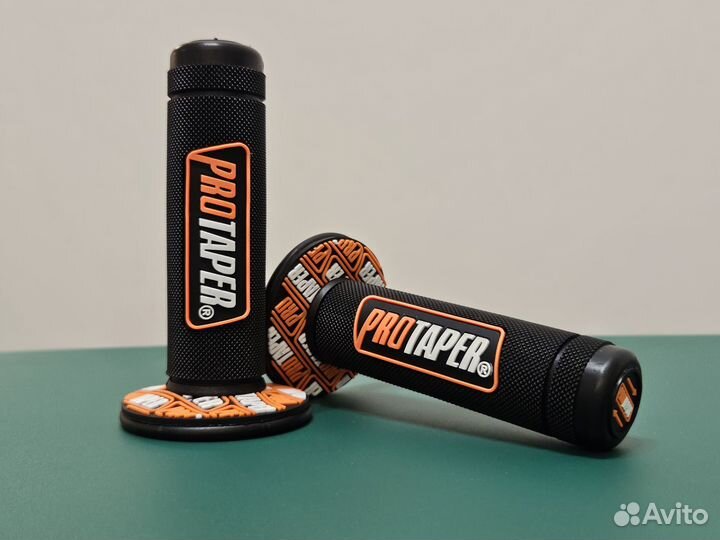 Грипсы руля Pro Taper чёрно-оранжевые