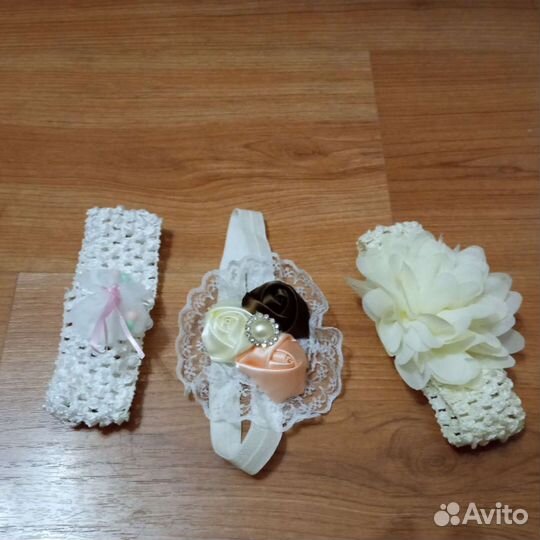 Повязки на голову, размеры от 6 до 8 месяцев