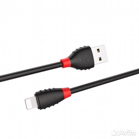 Кабель hoco X27 USB - Lightning 2.4A, 1.2m