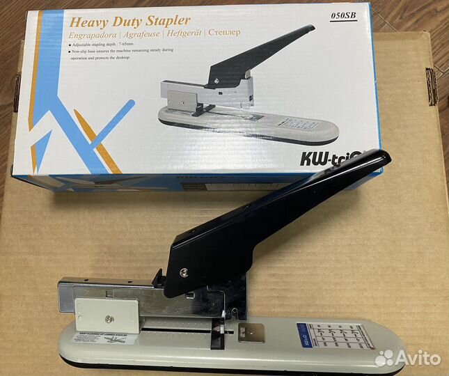 3 шт, новый мощный Степлер KW-trio,до 100 л.,050SB