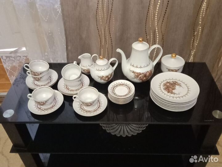 Чайно кофейный сервиз гдр